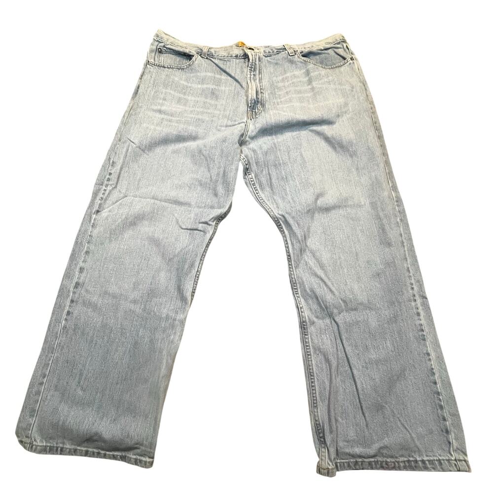 Old Navy Loose Fit Jeans Mens 44x30 Light Wash Denim Straight Leg Casual Baggy